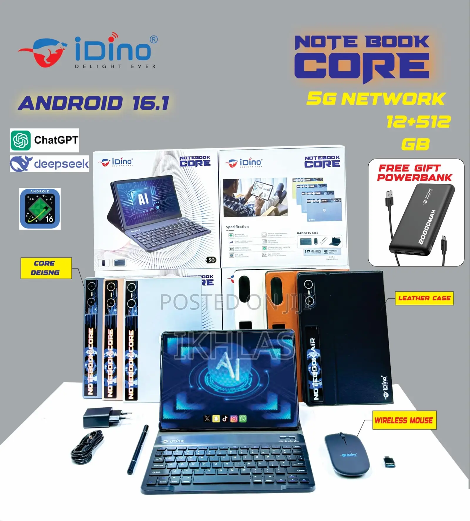 New Idino Notebook Core 512 GB