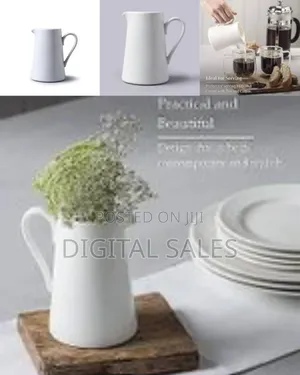500 Ml Mini Ceramic Milk Jug Sauces Pot Flower Vase Gravy Bowl Gravy