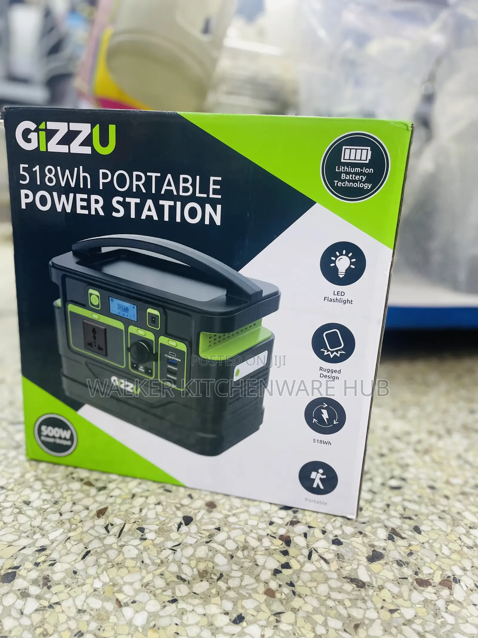 500w Output Portable Power Station