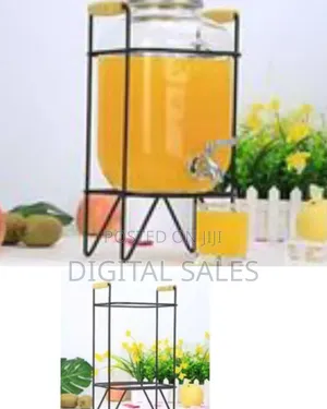Water Dispenser Juice Dispenser With Stand, Glass
