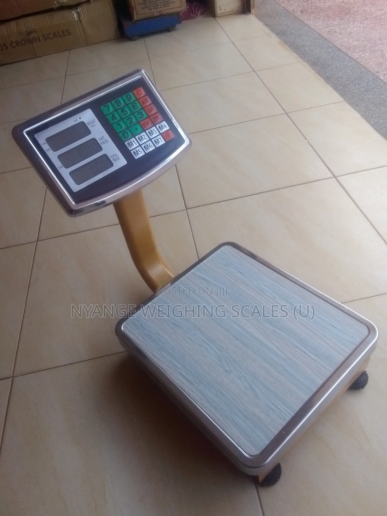 High Accuracy Weigh Platform Weighing Scales 80kg Digital Weigh Scale