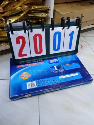 Portable Manual Scoreboard.