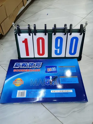 Portable Manual Scoreboard.
