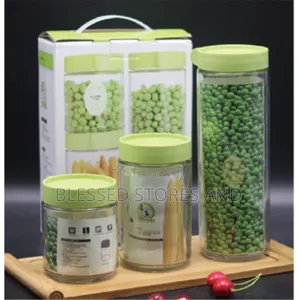 3 Glass Container Set