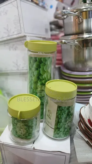 3 Glass Container Set