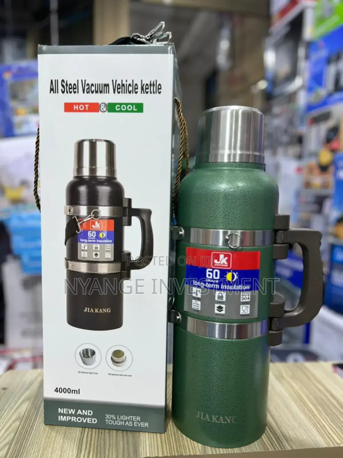 4 Litres Jiakang Flask. Hot and Wet Flask