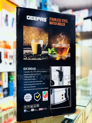 Geepas 20 Litres Stainless Steel Water Boiler Gk38048