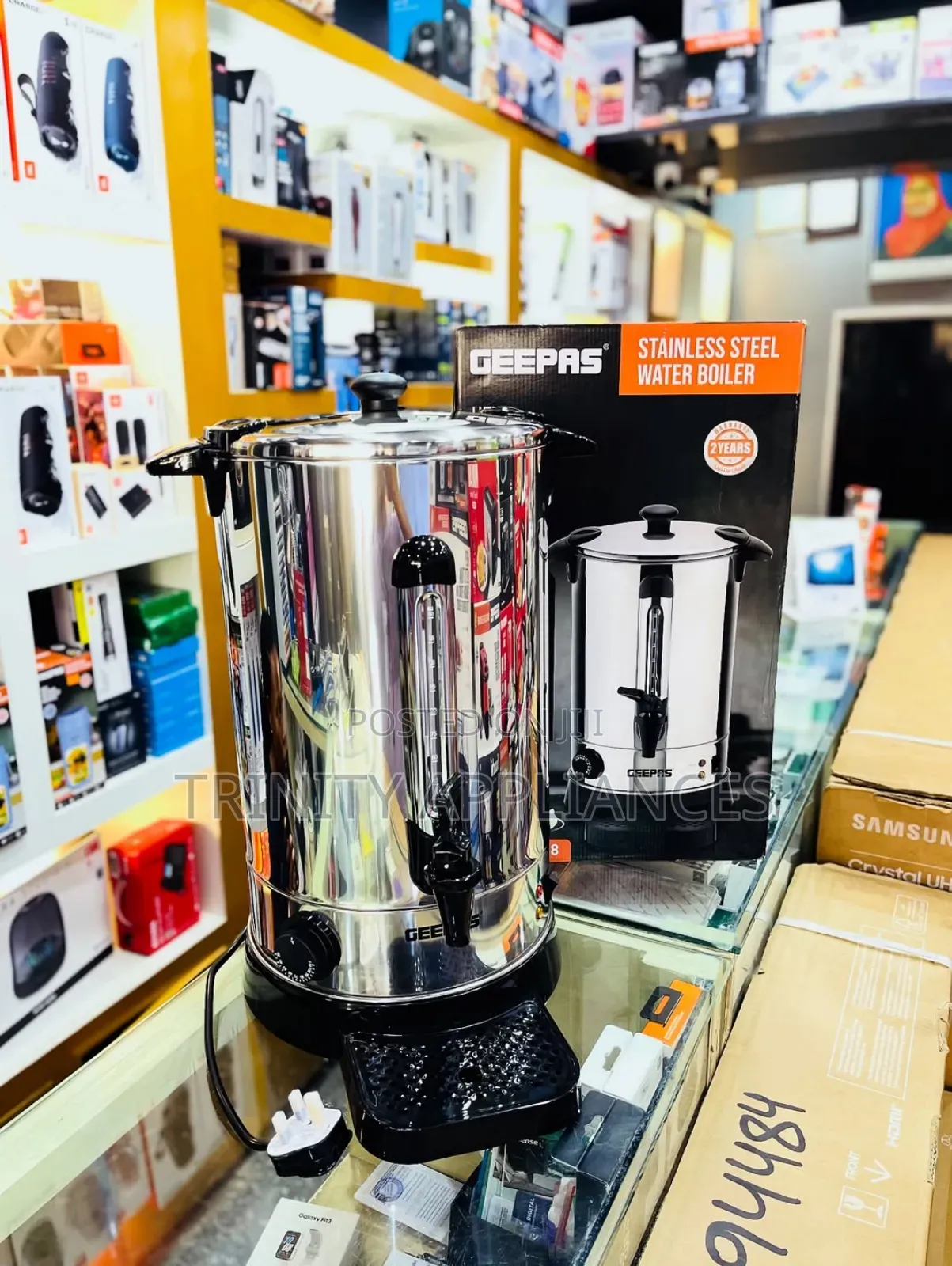 Geepas 20 Litres Stainless Steel Water Boiler Gk38048