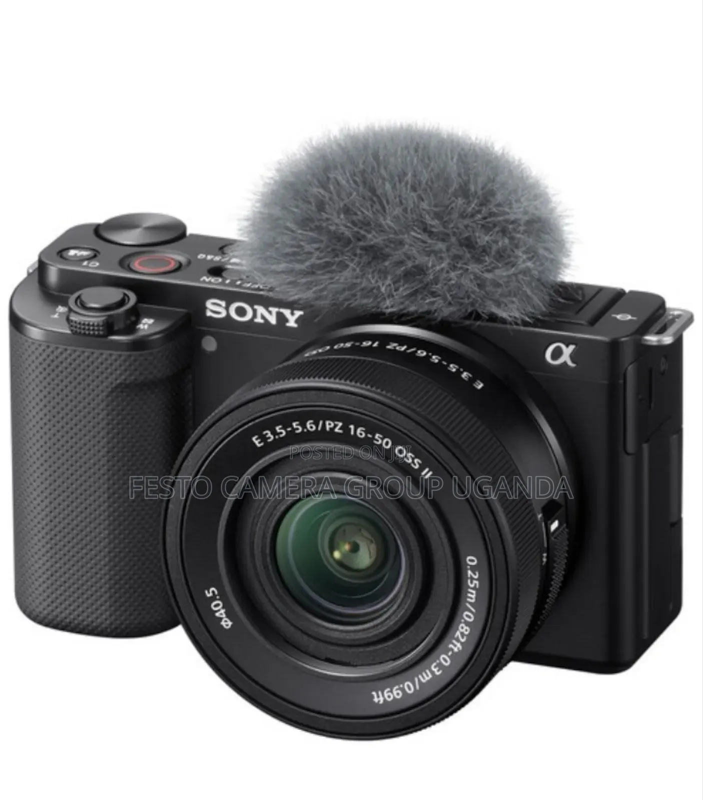 Sony Zv-E10 Camera With16-50mm F/3.5-5.6 Lens and Basic Bundle (Black)