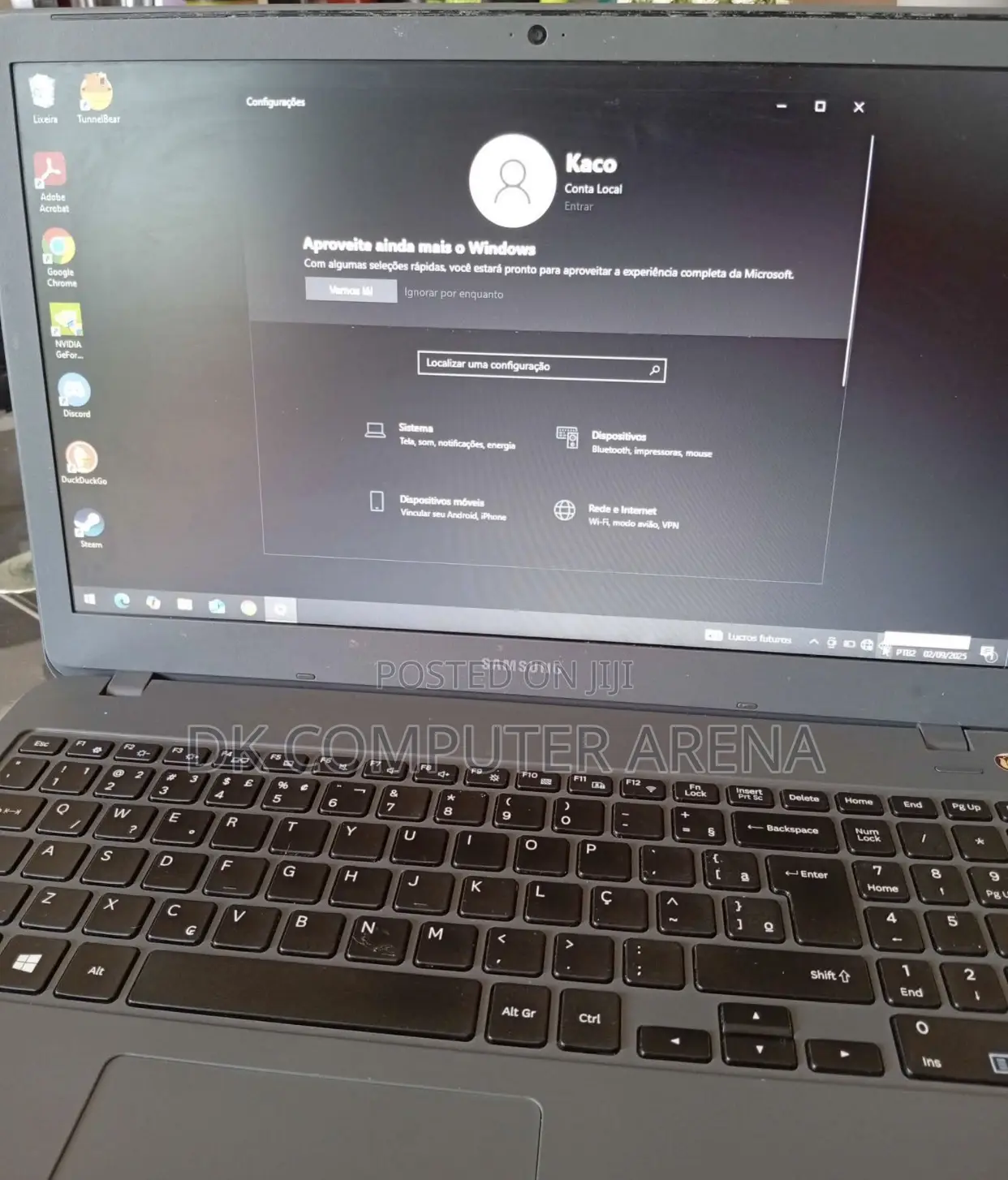 Laptop Samsung Ativ Smart PC 8GB Intel Celeron HDD 250GB