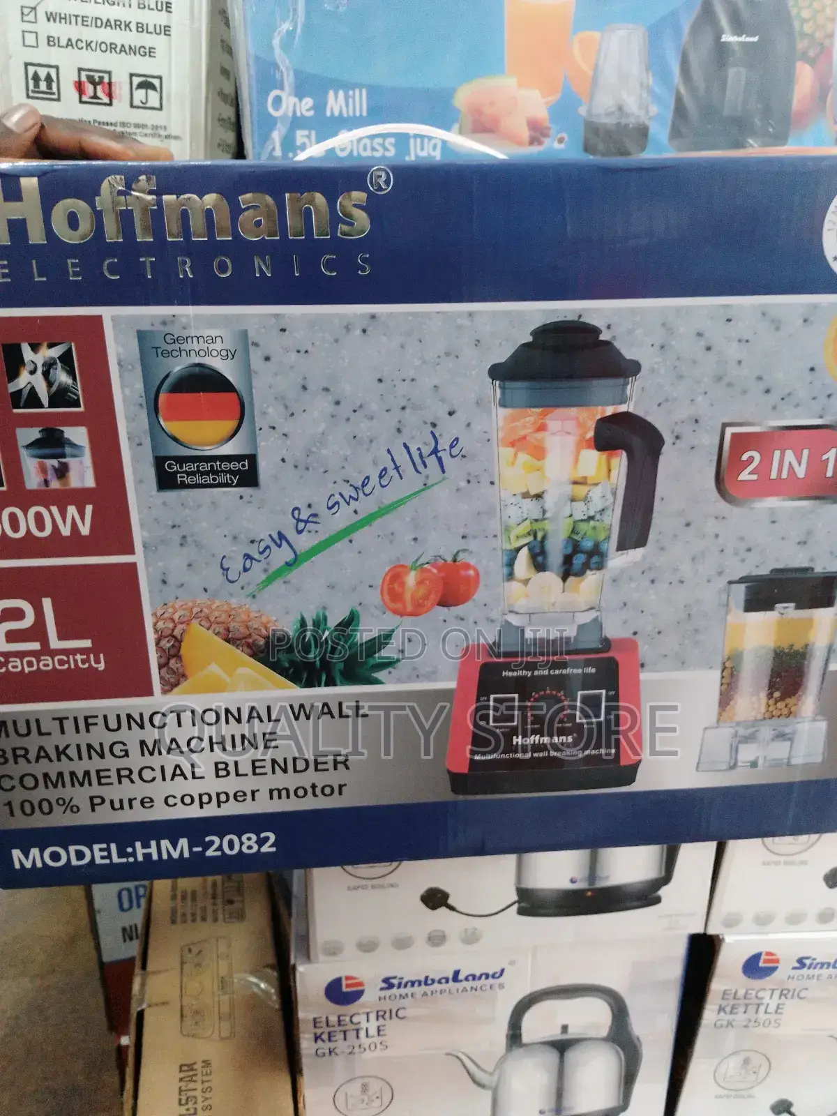 Commercial Blender Hoffmans 2-in-1