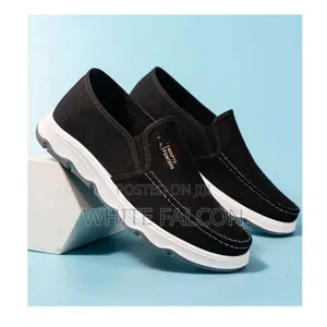 Canvas Sports Sneakers With Rubber Sole
