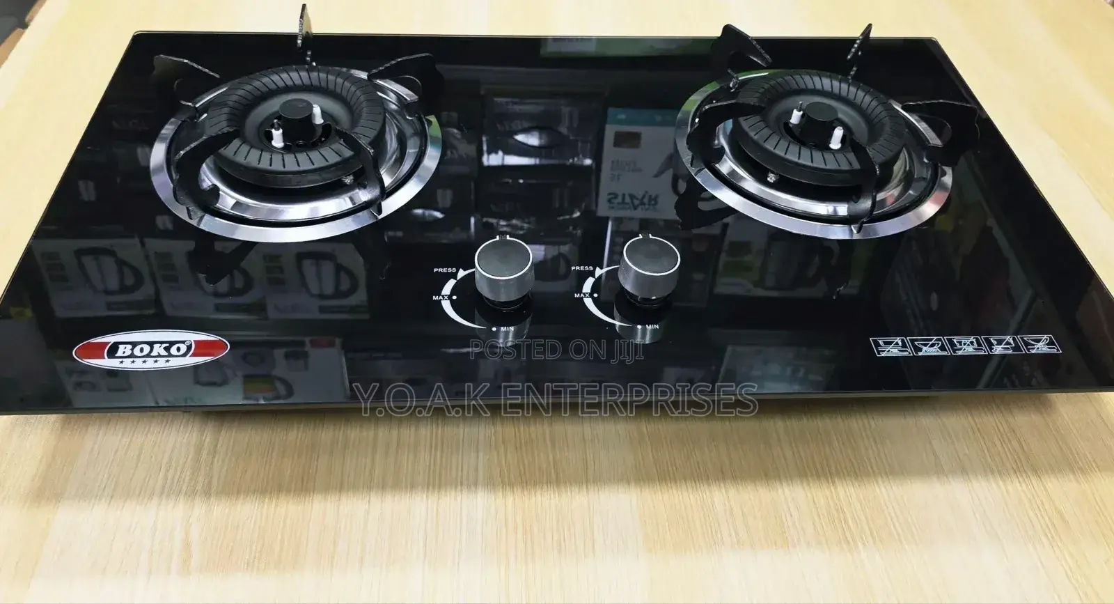 Boko Two-Burner Gas Stove