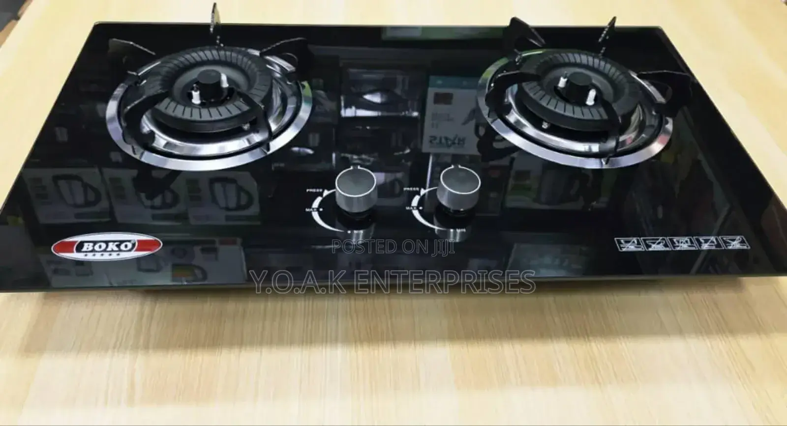 Boko Two-Burner Gas Stove