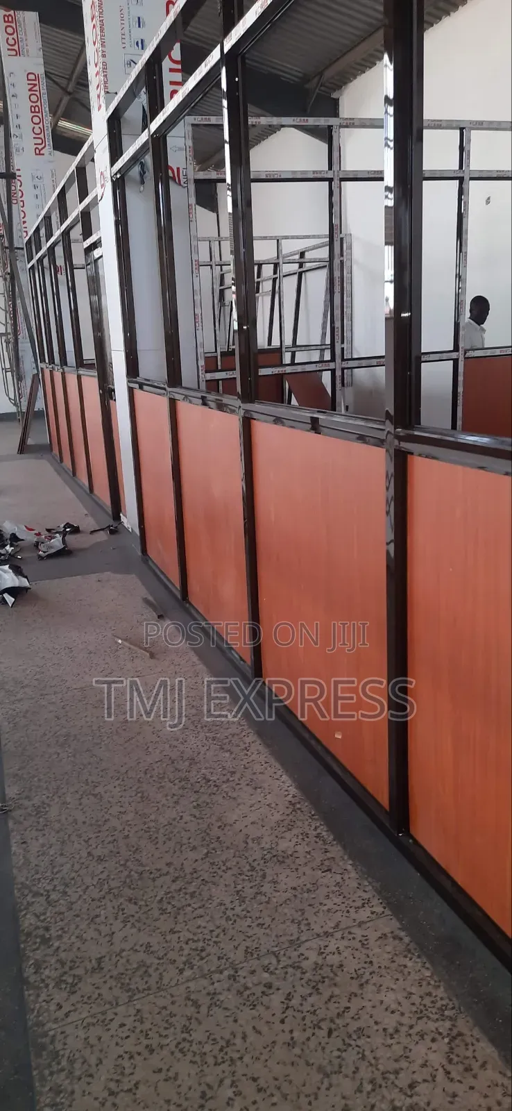 Aluminum Works and Partitioning Per Square Meter