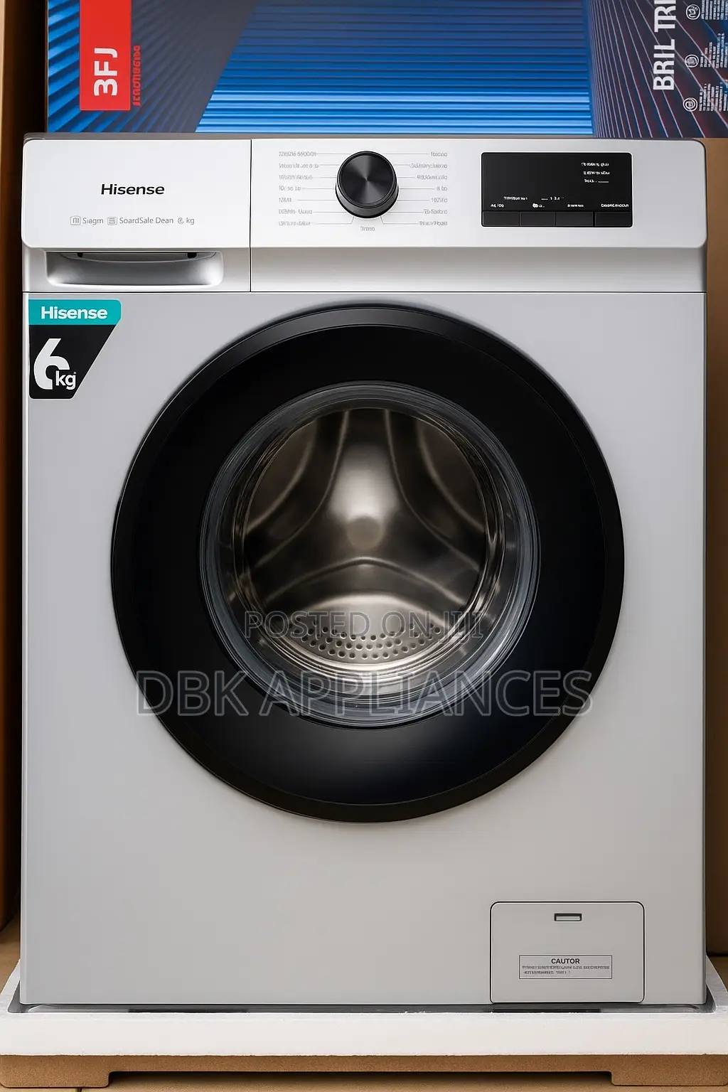 Hisense Washing Machine 6kg Front Loader With 80% Dryer
