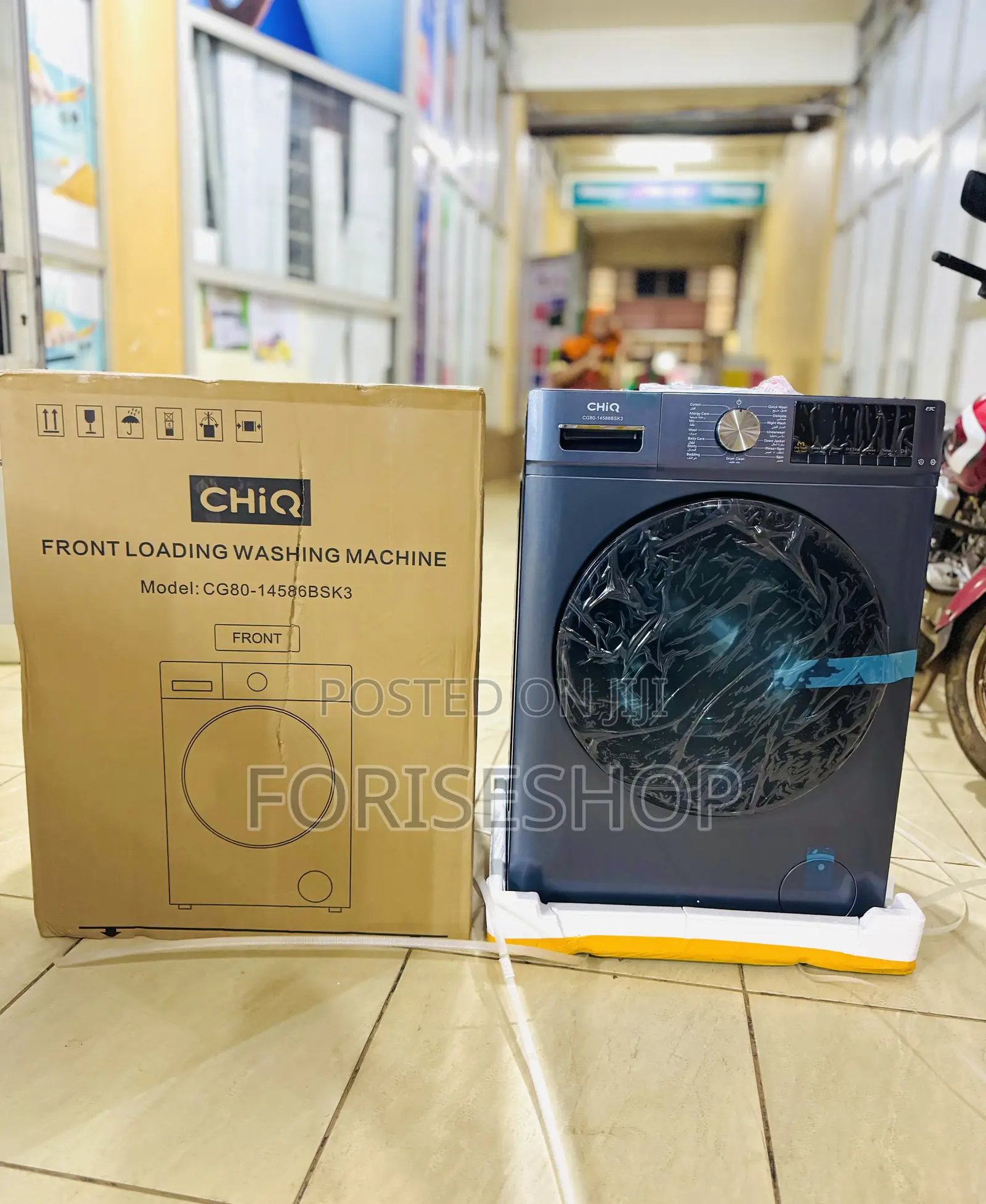 8kgs Chiq Washing Machine With 70% Dryer