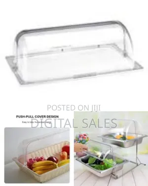 Transparent Bakery Pan Bread Bowl Dessert Display Cabinet