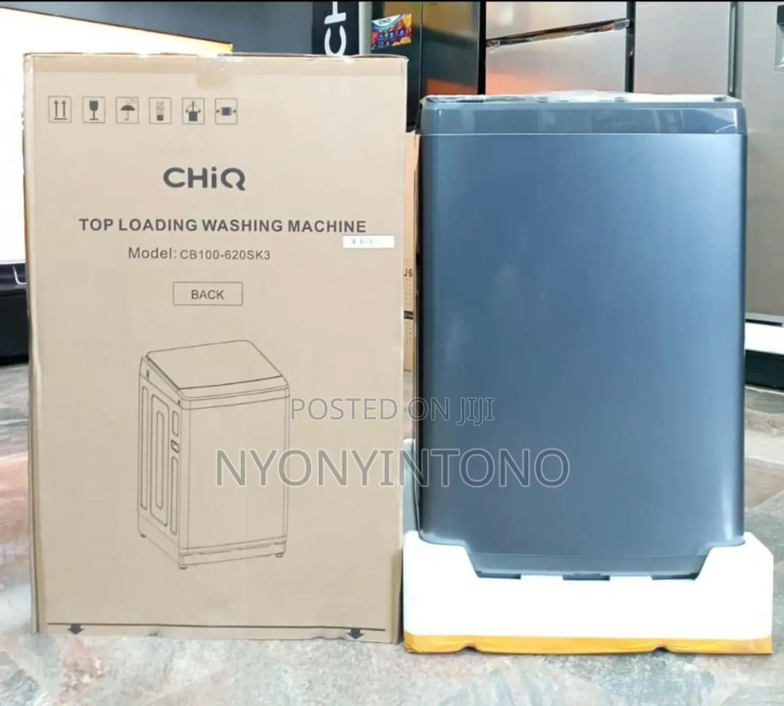 Chiq 10kg Automatic Top Loader Washing Machine