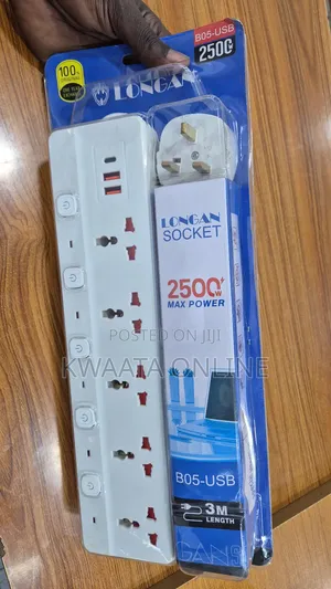 Longan 5 Way Multifunctional Usb Extension Cable Socket, C to C Port