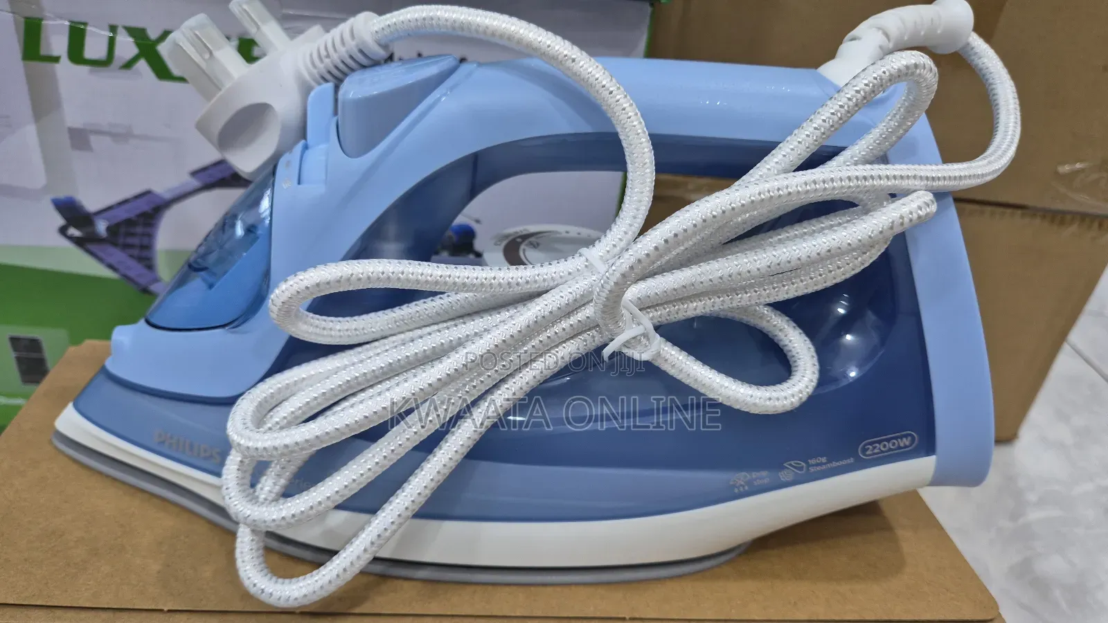 Philips Steam Iron 2000 Series - 2000w, 25 G/Min Continous Steam