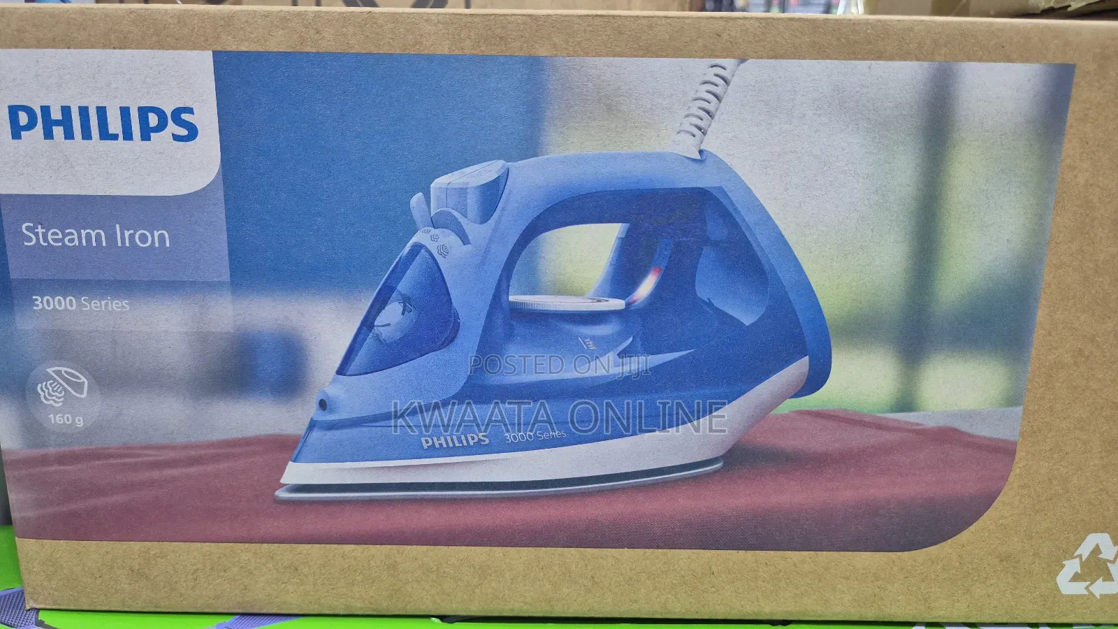 Philips Steam Iron 2000 Series - 2000w, 25 G/Min Continous Steam
