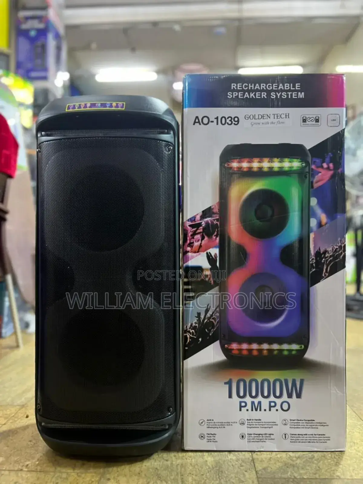 Ao-1039 Goldentech Speaker