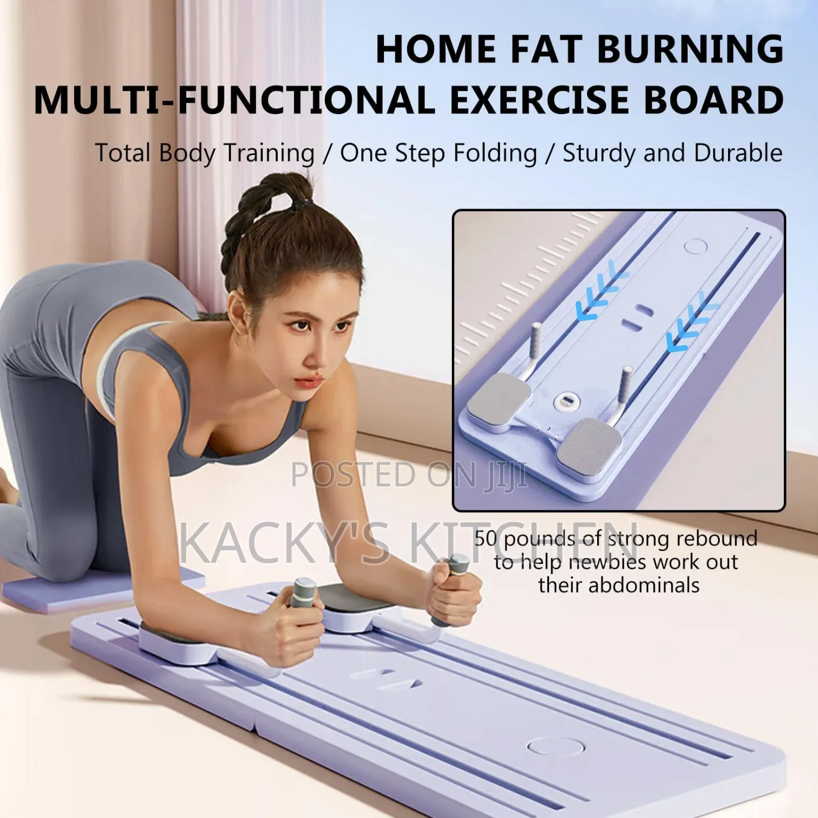 A Portable Pilates Reformer Board