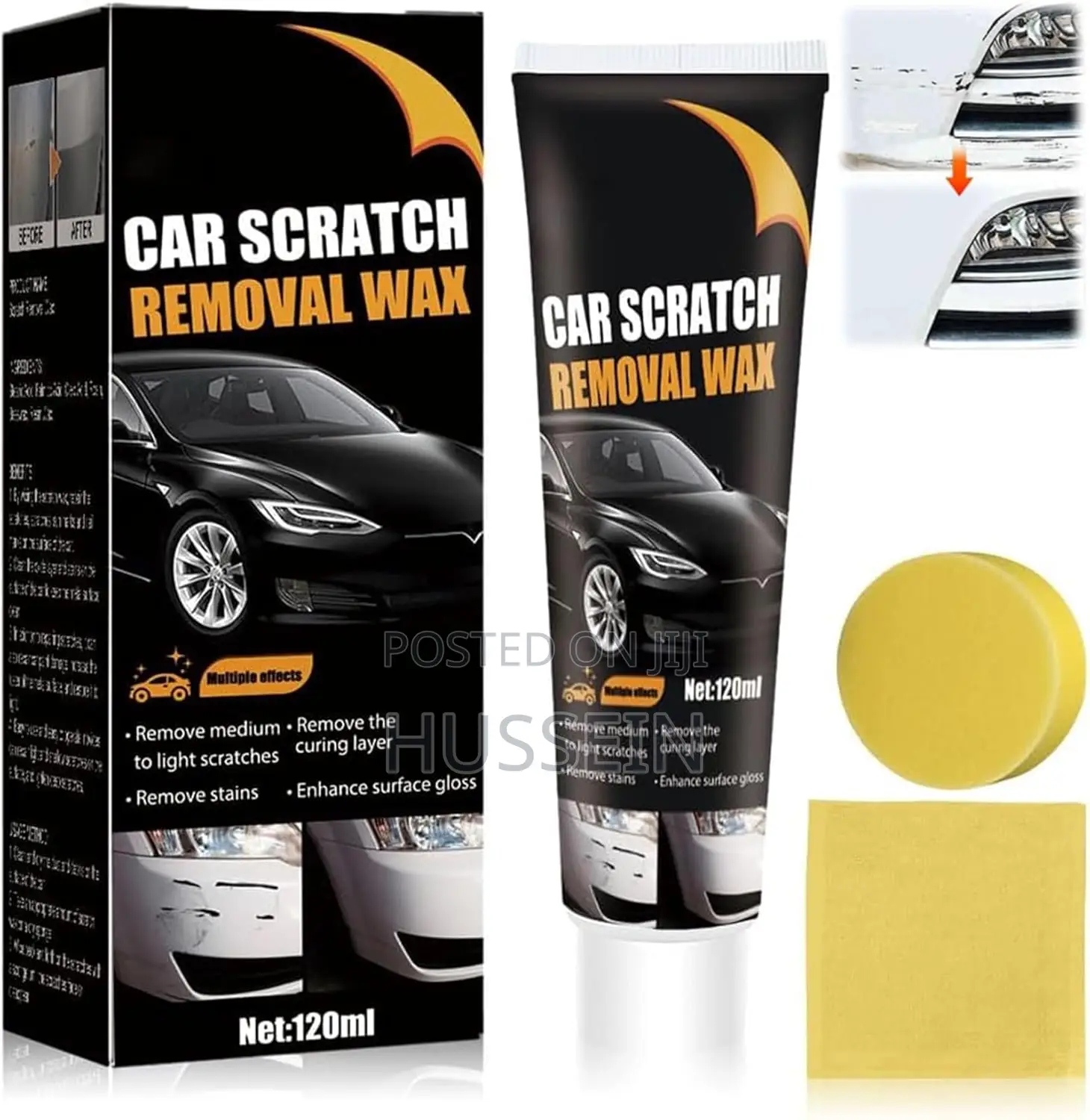 Pinke Car Scratch Repair Paste and Remover Kit