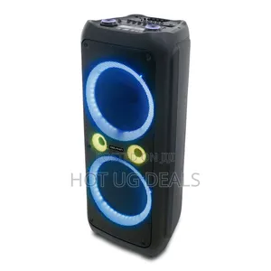 12-inch Amplified Speaker Public Address Bluetooth/Usb/Sd/Fm/Aux,Bass