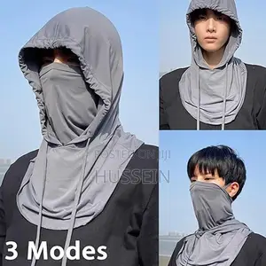 Lchyi Cooling Balaclava Face Mask (Black Dark Grey)