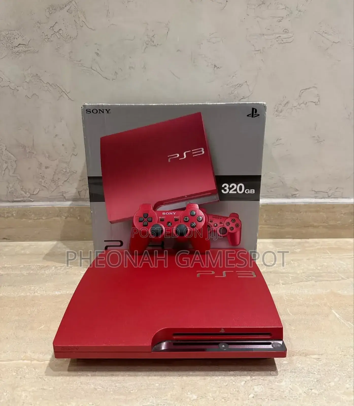 Sony Playstation 3 Slim Console Model Black 15 Games Already Installed