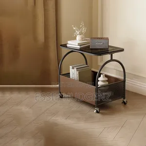Nordic Rectangular Table With Wheels
