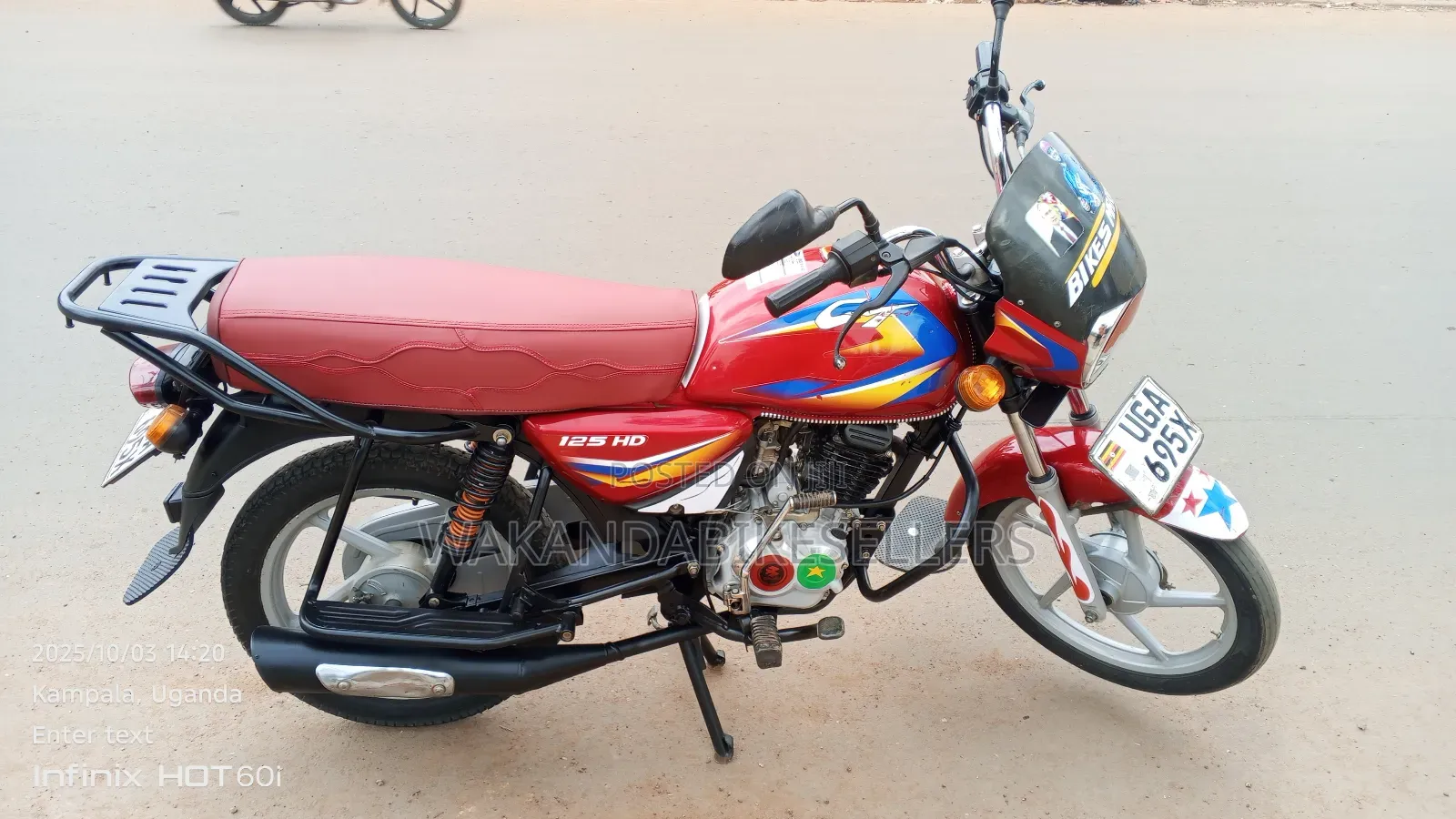 Bajaj Boxer 125 2024 Red