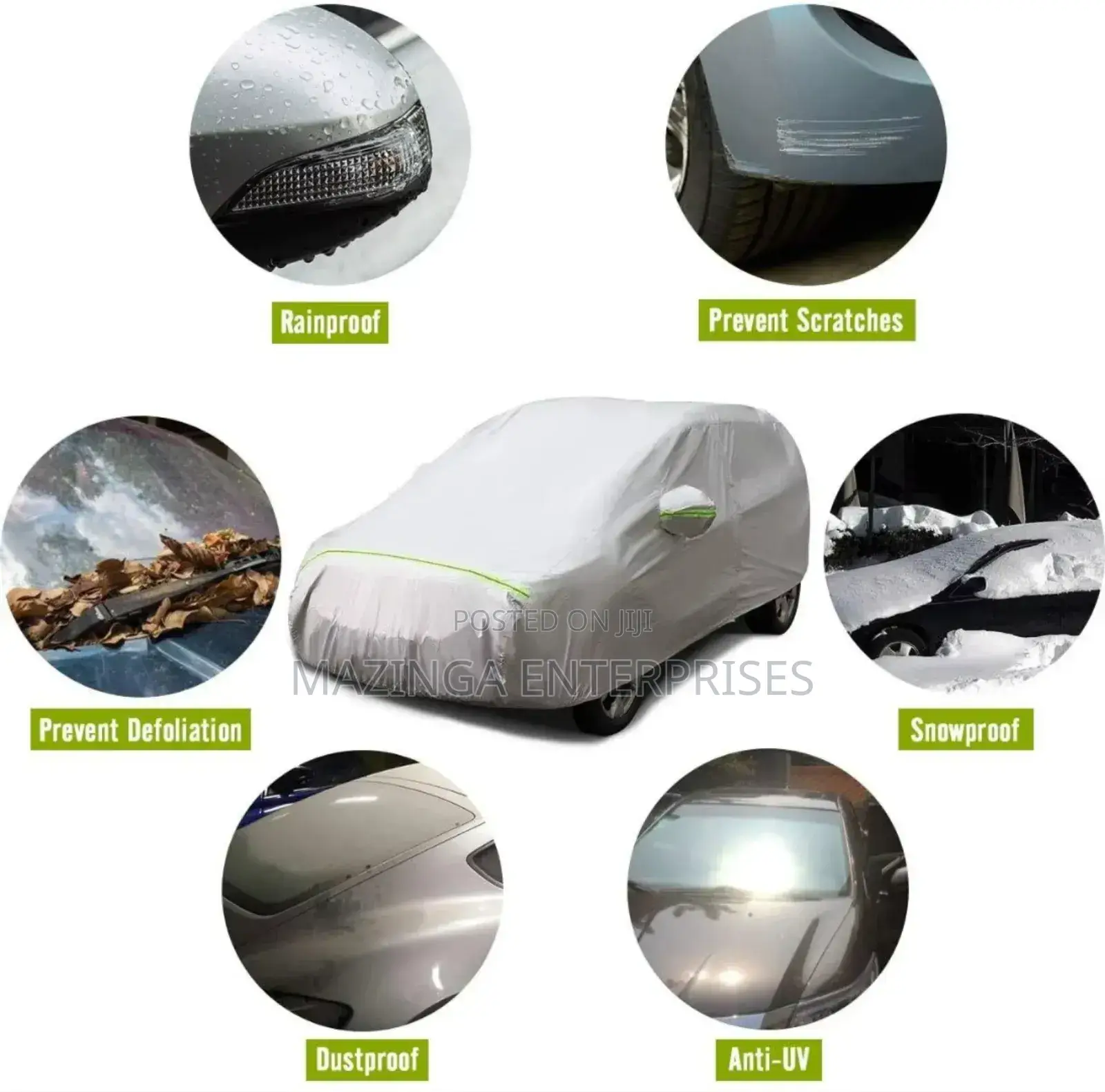 Dustproof, Waterproof,Anti Scratch Uv Universal Car Cover