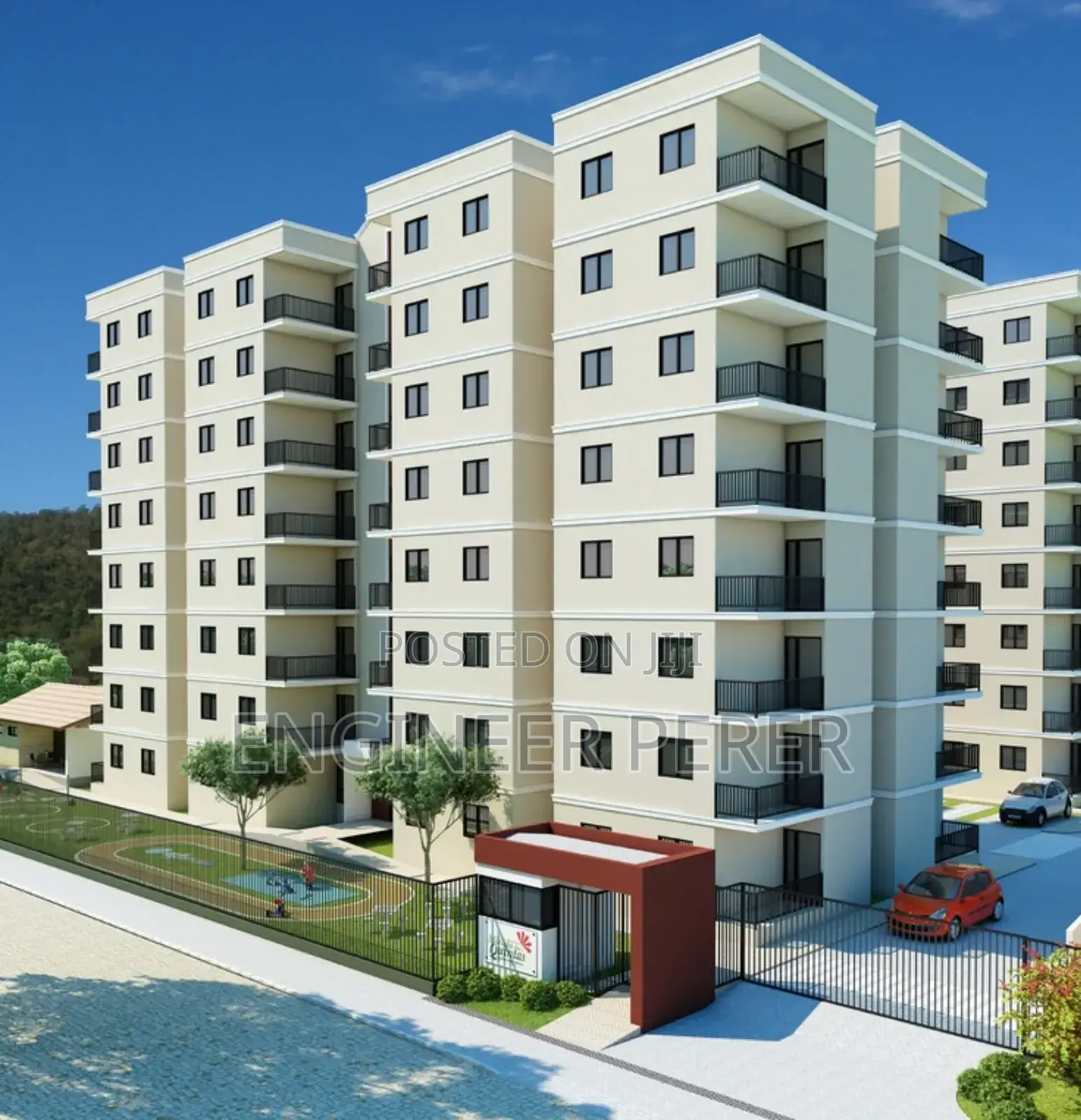 8 Floors Architectural and Structural Drawings.