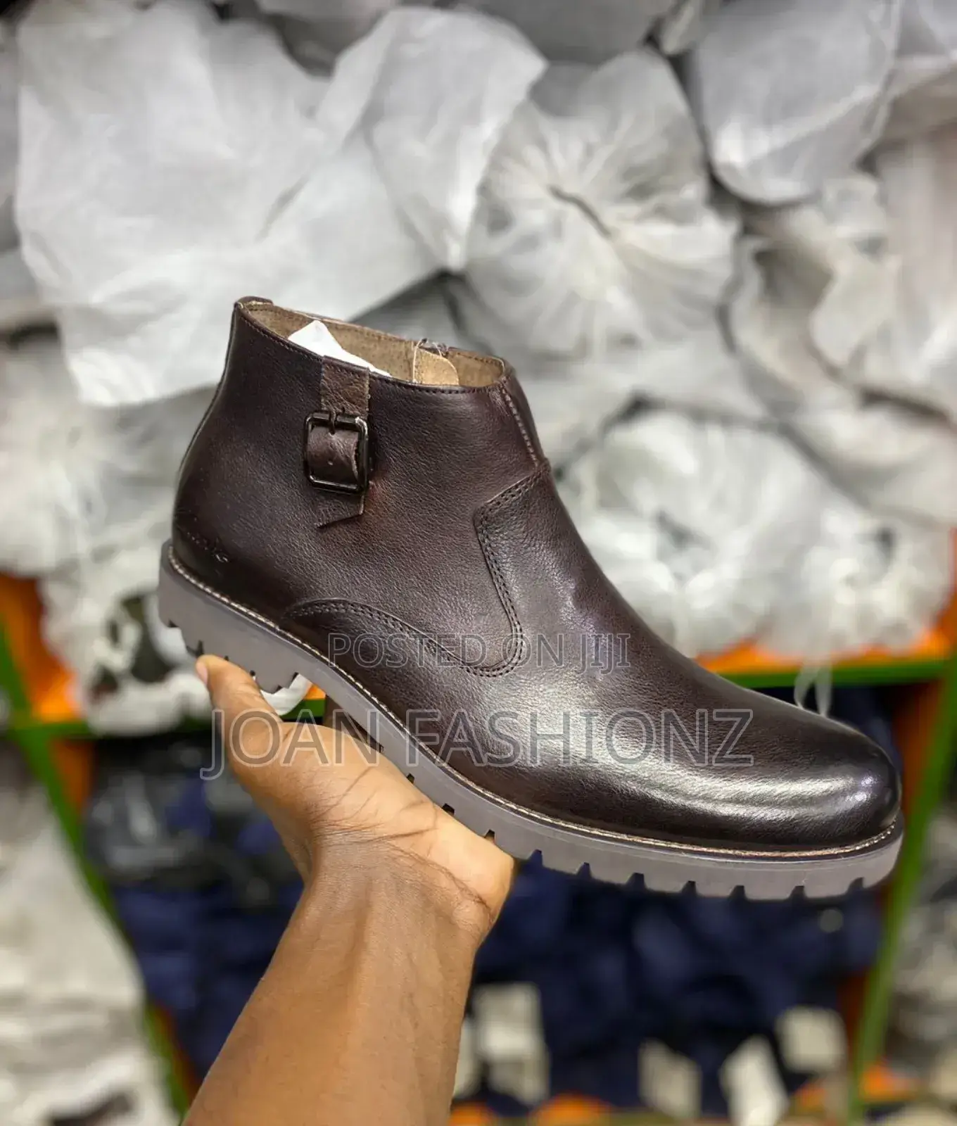 Men's Classic Zip-Up Timberland Boots -Coffee