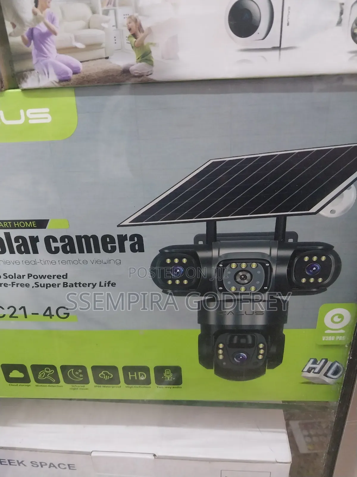 Wire Less 4gwifi Camera 2way Oudio V380pro Q25l