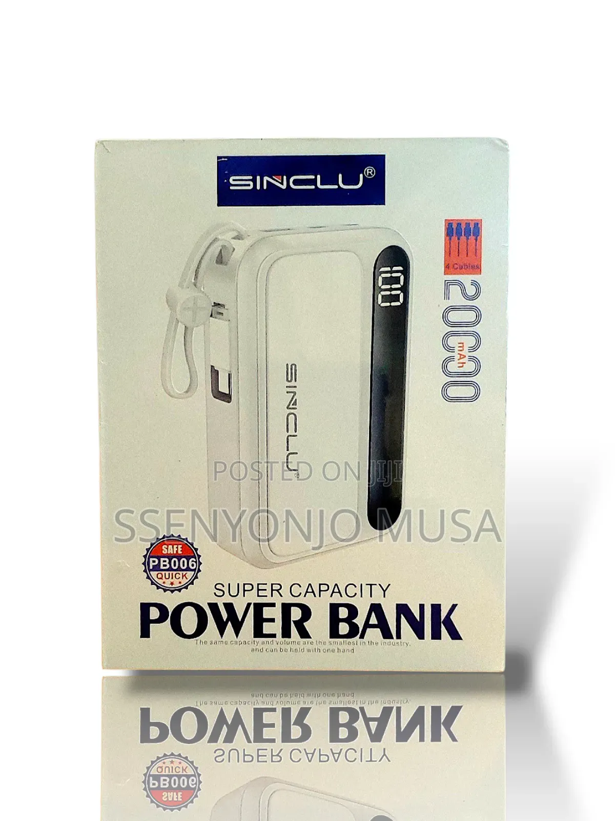 Sinclu Pb-006 20000mah Portable Power Bank / 4-port Output