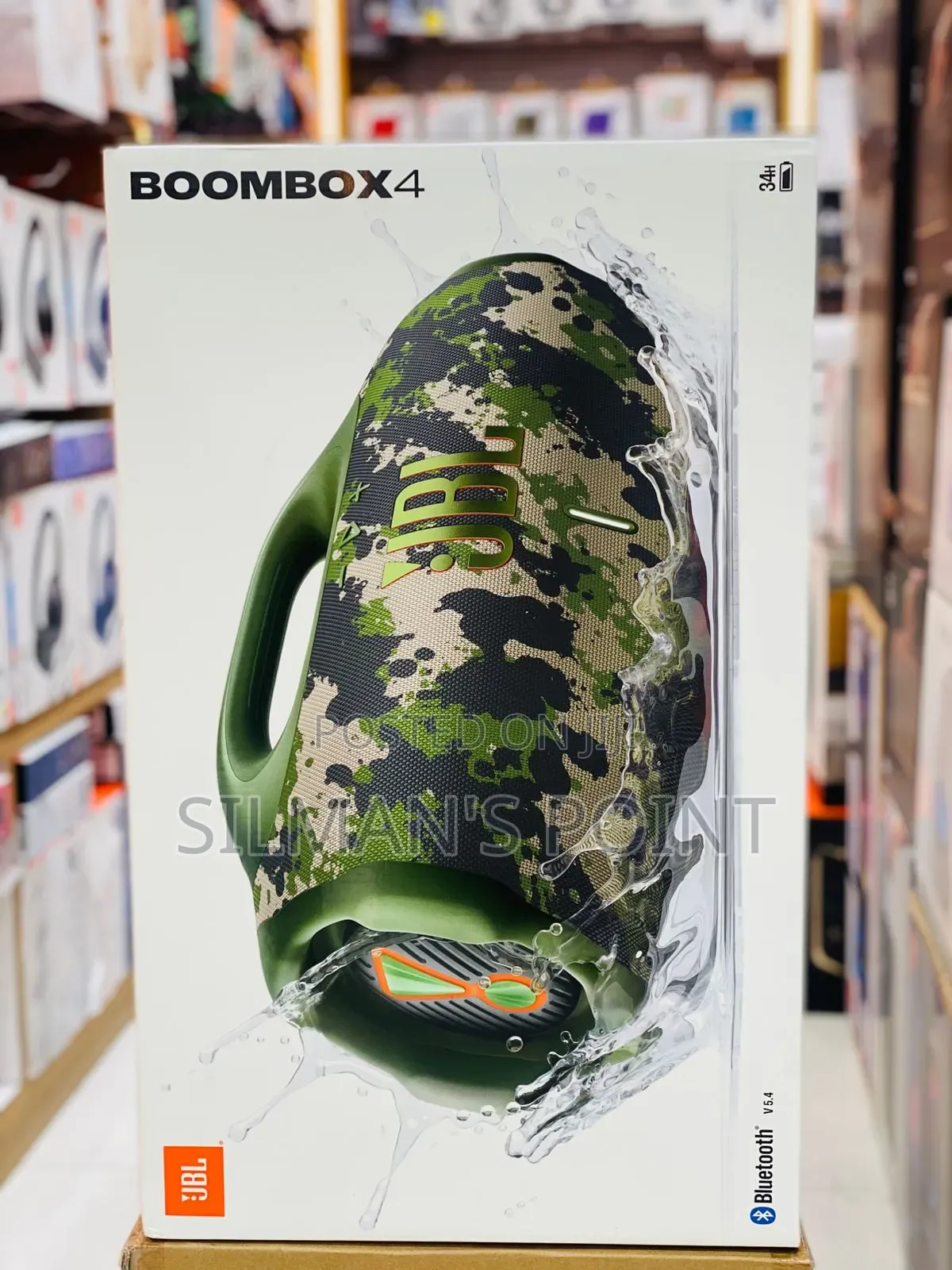 The New JBL Boombox 4 2025 Model Camouflage