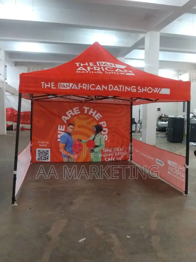 Promotional Tents [ Cloth Water Resistant Material] 10ft by 10ft