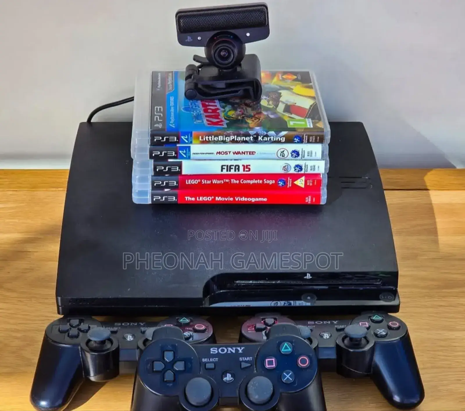 Ps3 (Playstation 3 Super Slim) 250g. With Over 20 Games, 2 Controllers
