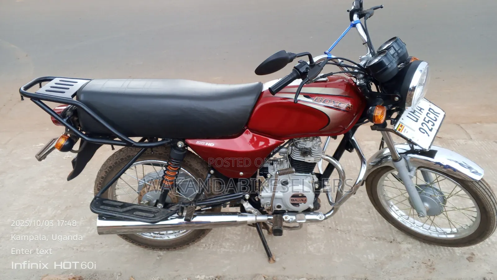 Bajaj Boxer 100 2025 Red