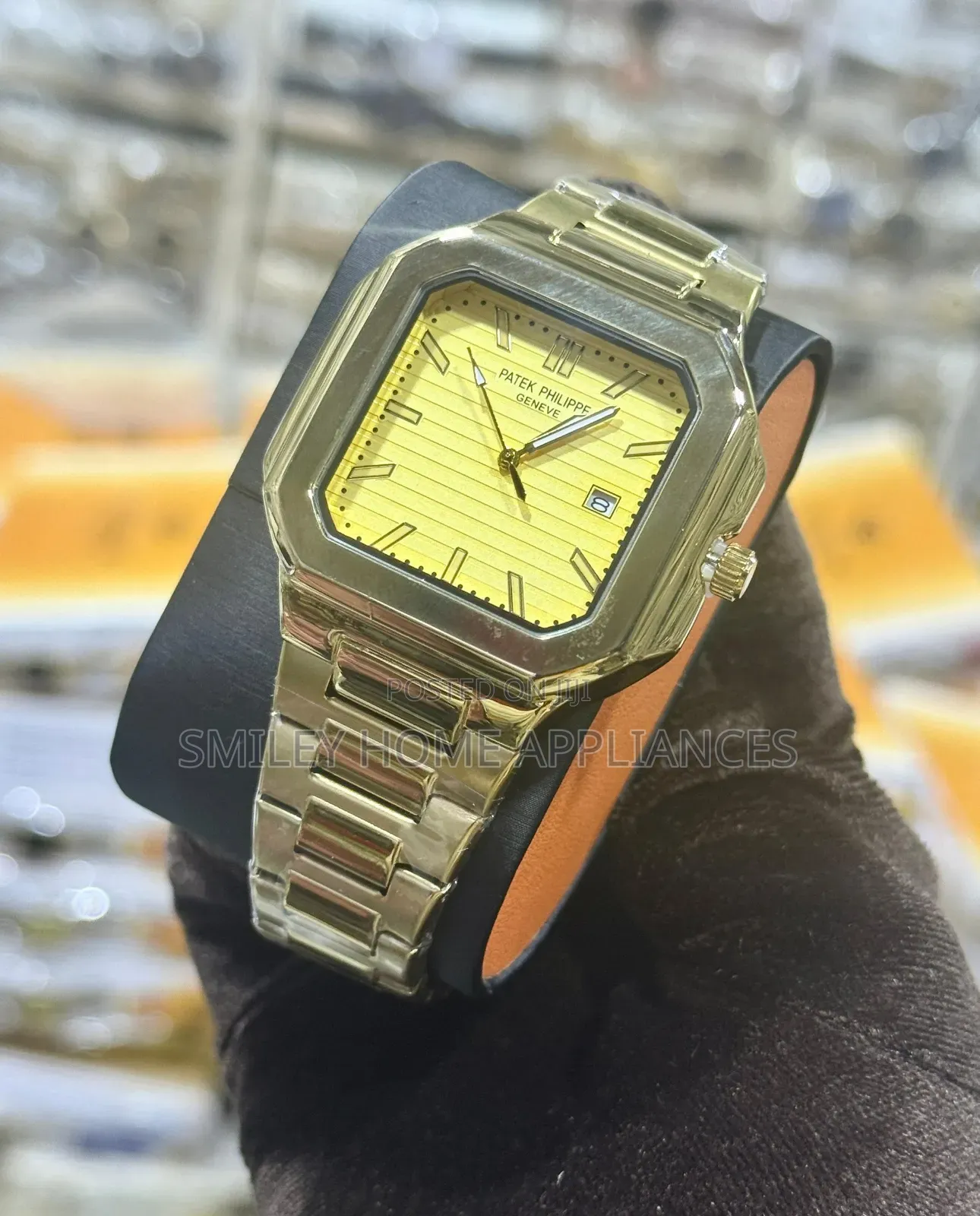 Patek Philippe Geneva Unisex Classy Analog Wrist Time Piece
