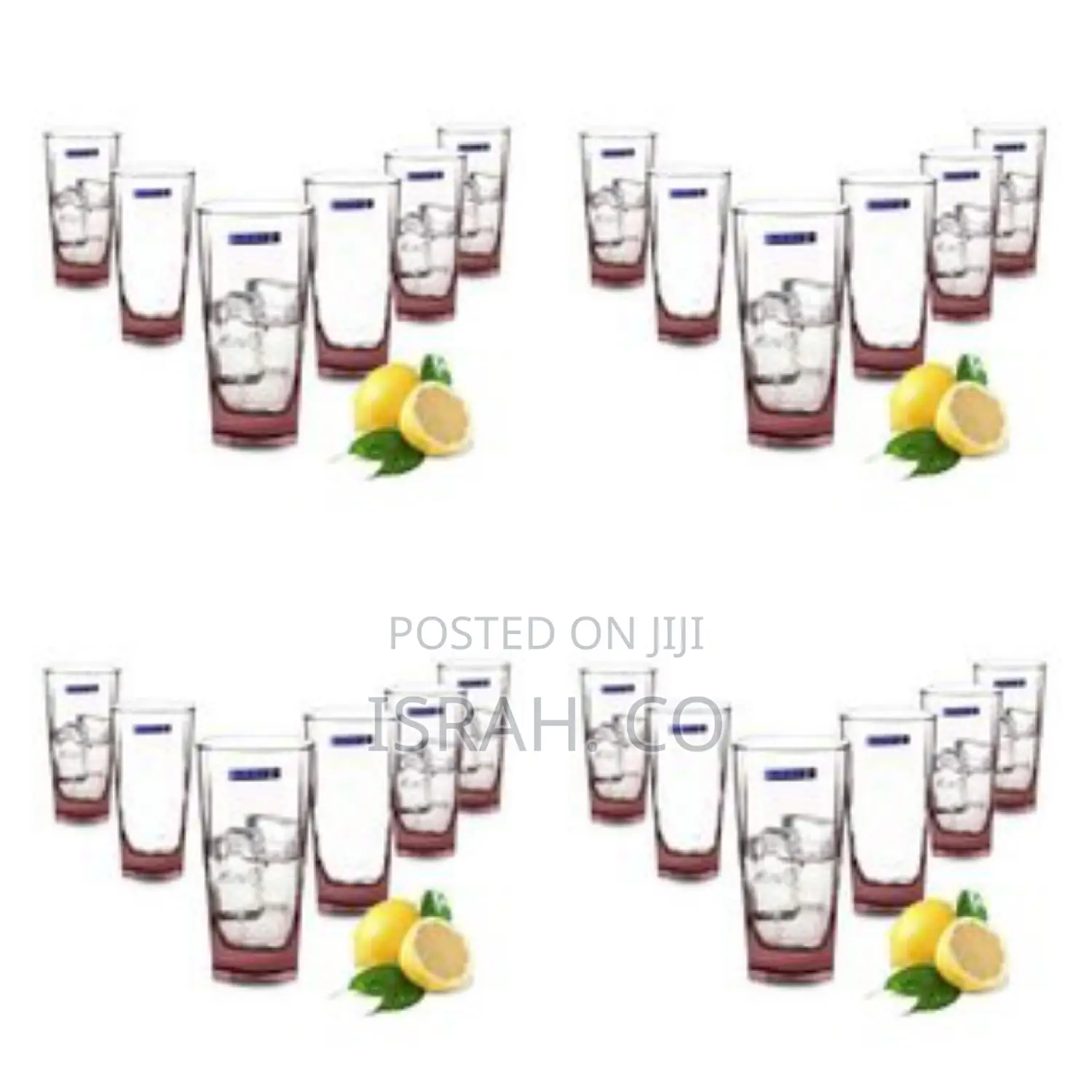 Luminarc 6 Piece of Water Juice Glasses Cups