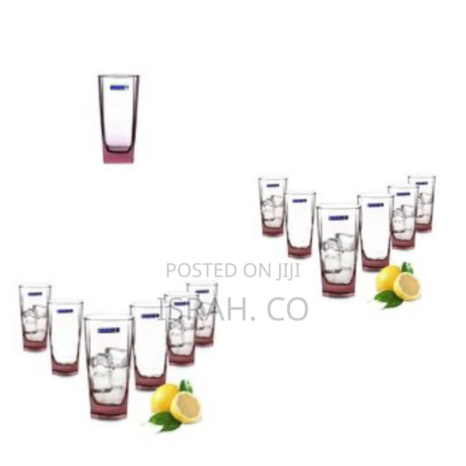 Luminarc 6 Piece of Water Juice Glasses Cups