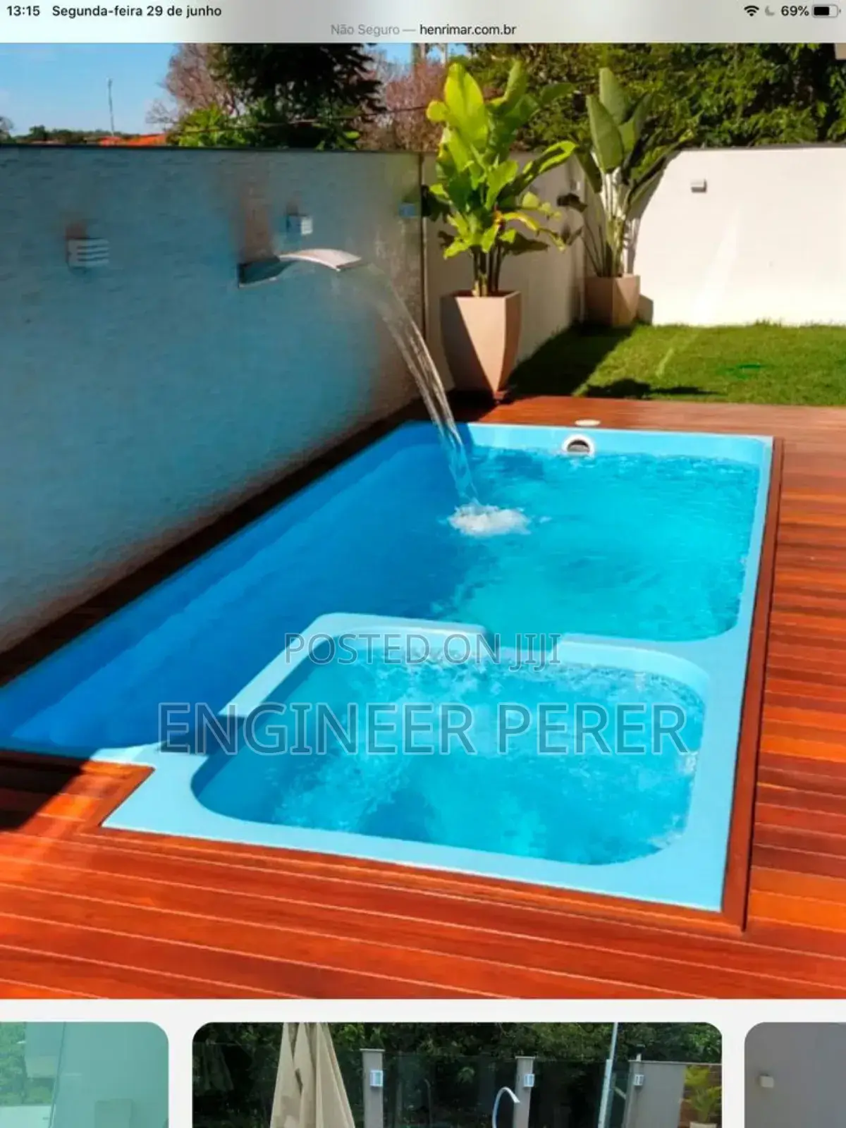 Medium Size 3x5mtres the Swimming Pool