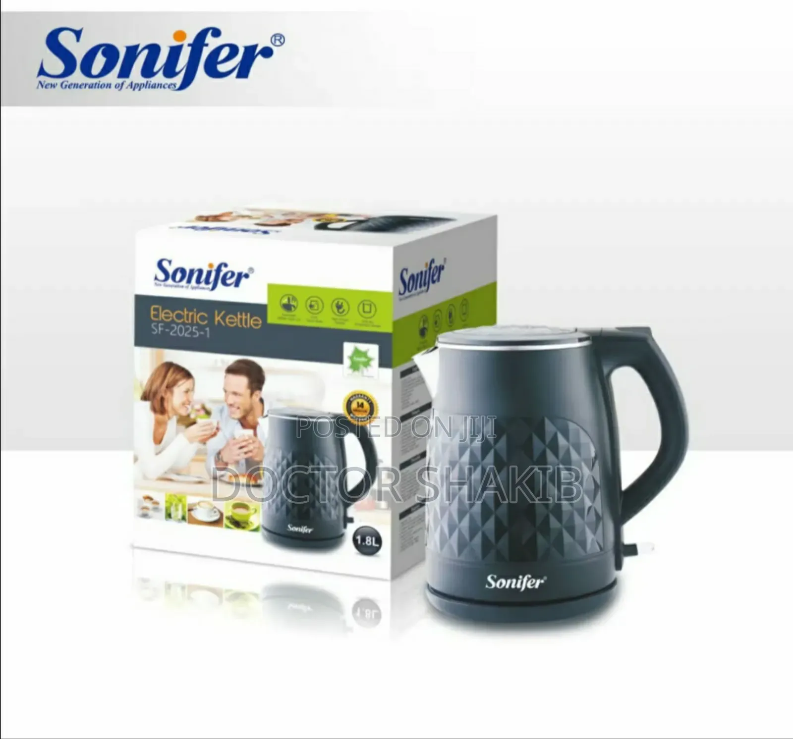 New Sonifer Sf-2025-1 Electric Kettle, a 1.8-Liter