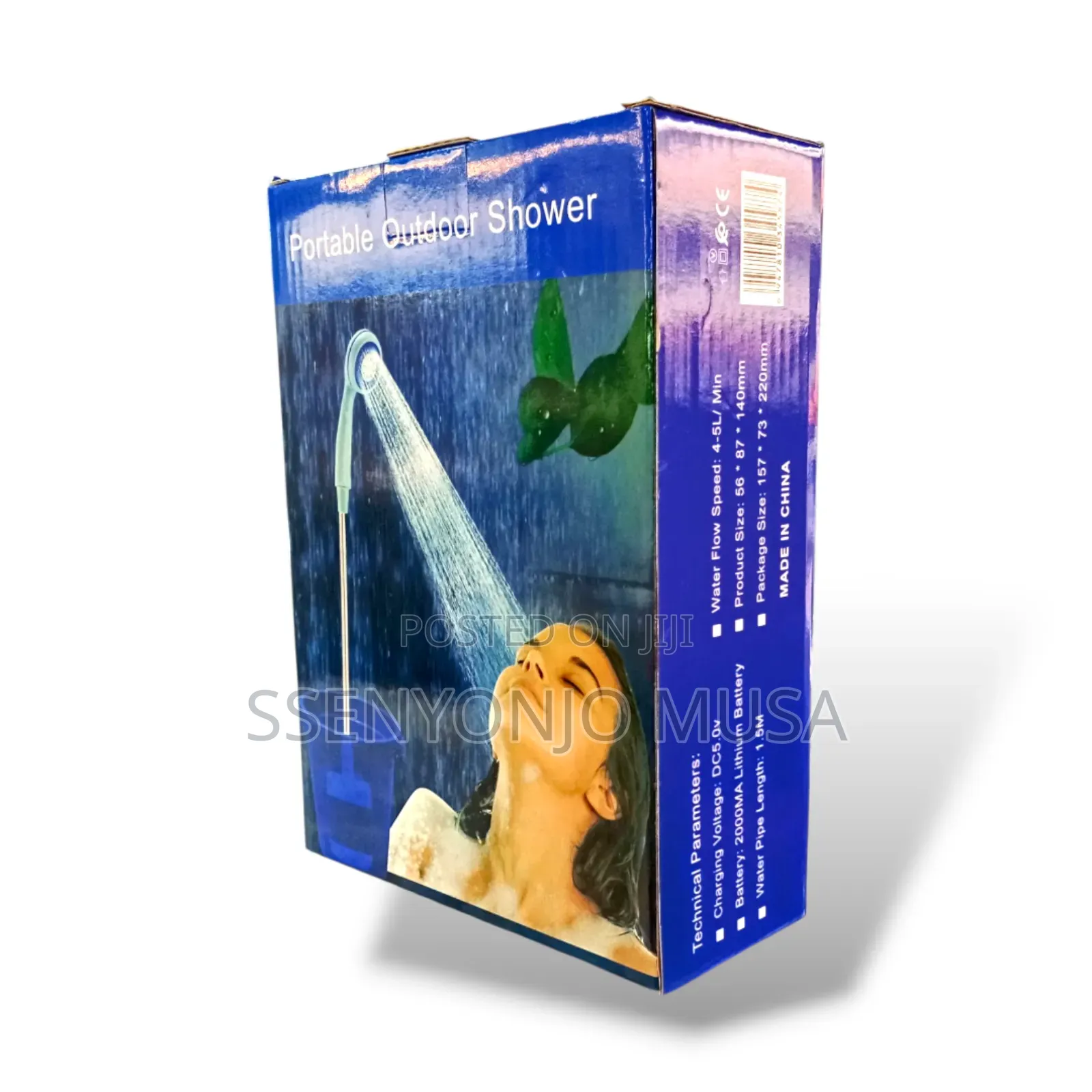 Portable Camping Shower–Battery Powered Outdoor Shower Pump for Travel