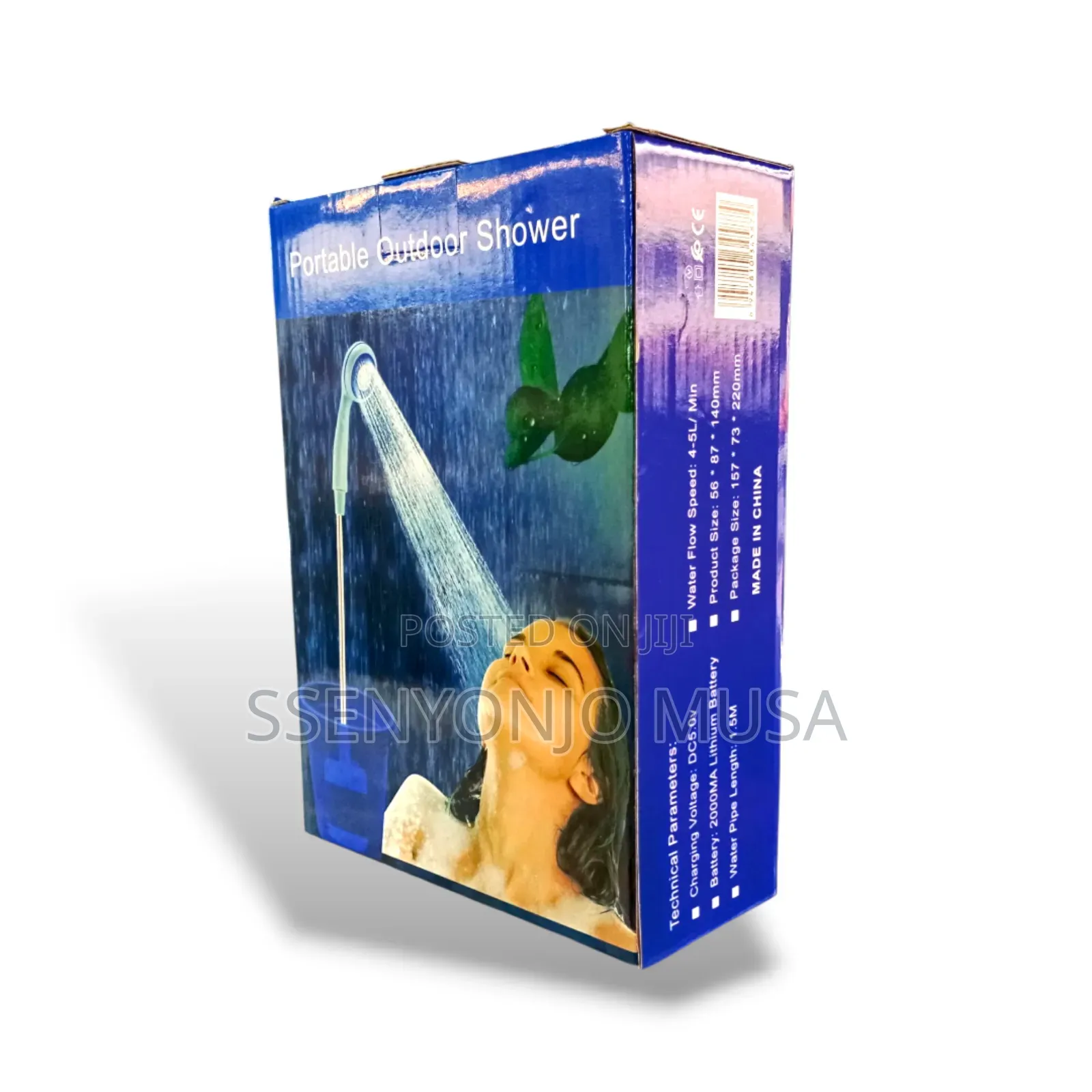Portable Camping Shower–Battery Powered Outdoor Shower Pump for Travel